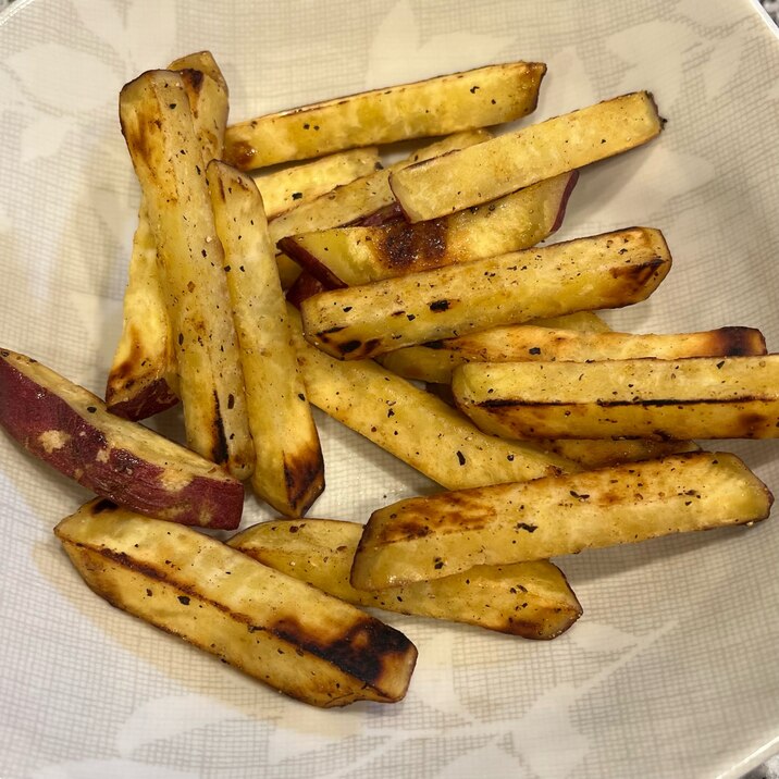 サツマイモのバター焼き